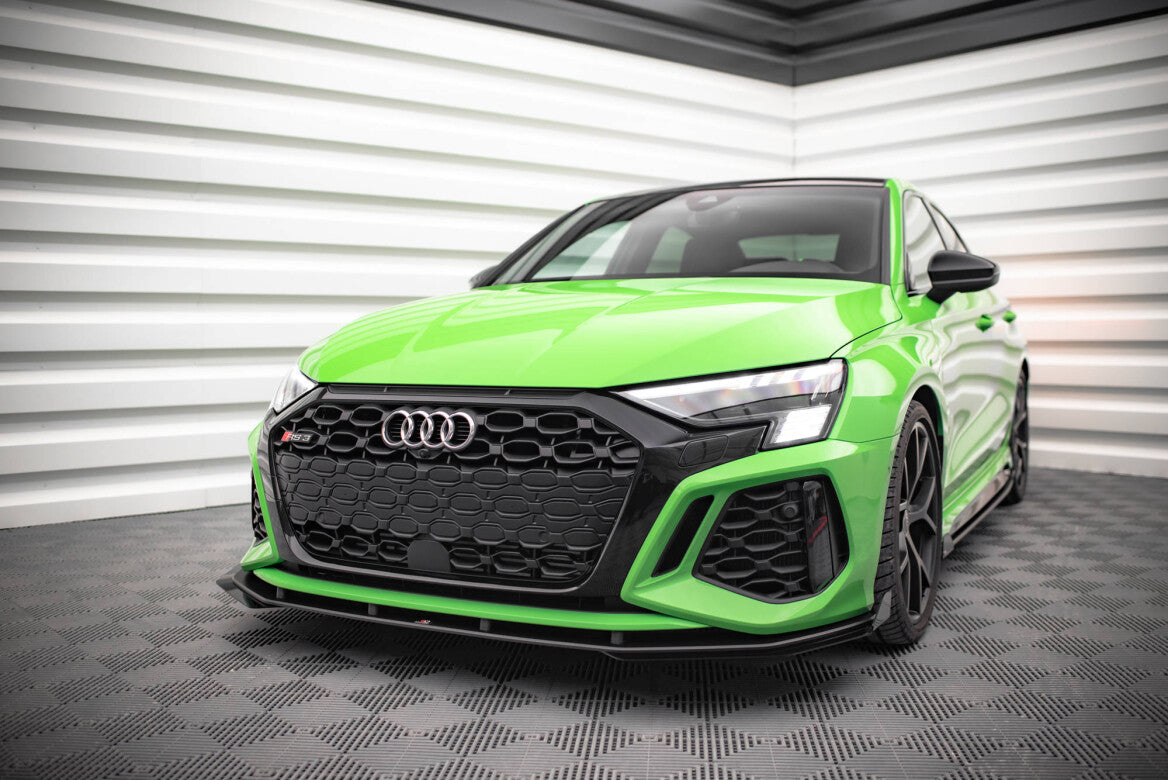 Street Pro Cup Spoilerlippe Front Ansatz für Audi RS3 Sportback 8Y Maxton Design