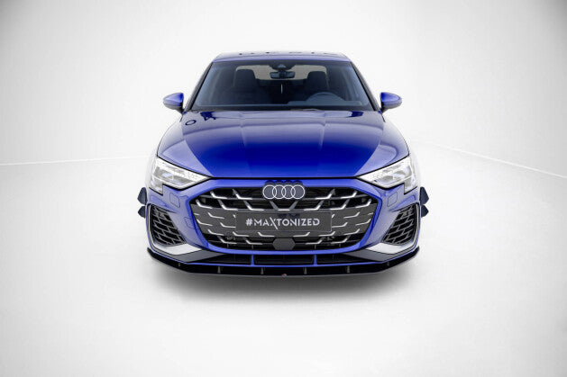Street Pro Cup Spoilerlippe Front Ansatz für Audi S3 / A3 S-line 8Y Facelift Maxton Design