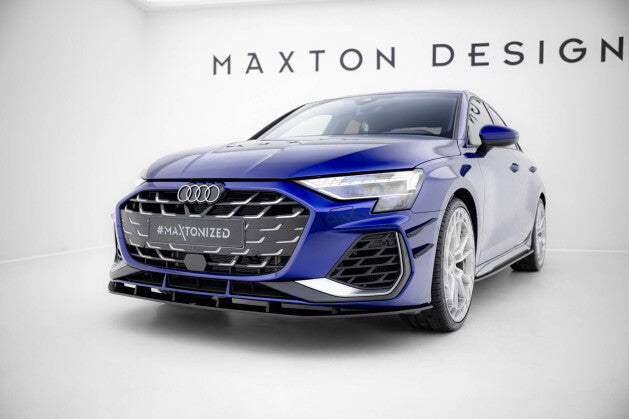 Street Pro Cup Spoilerlippe Front Ansatz für Audi S3 / A3 S-line 8Y Facelift Maxton Design