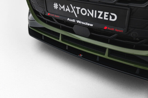 Street Pro Cup Spoilerlippe Front Ansatz für Audi S3 / A3 S-line 8Y Facelift Maxton Design