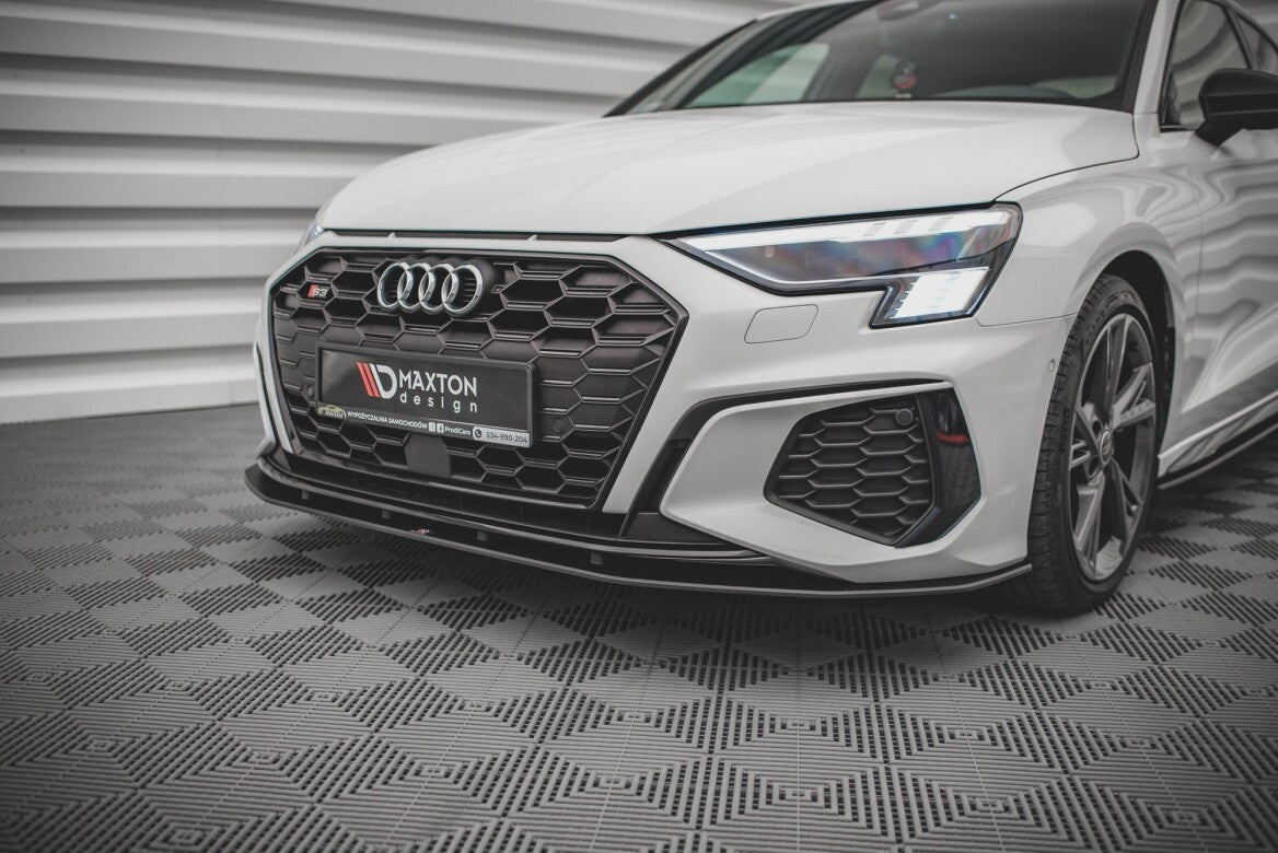 Street Pro Cup Spoilerlippe Front Ansatz für Audi S3 / A3 S-Line 8Y   Maxton Design