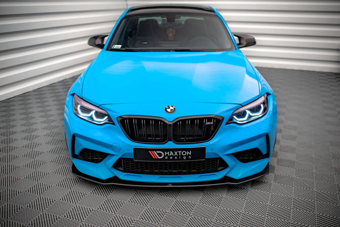 Street Pro Cup Spoilerlippe Front Ansatz für BMW M2 Competition F87 Maxton Design