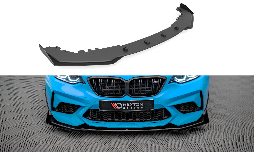 Street Pro Cup Spoilerlippe Front Ansatz für BMW M2 F87 + Flaps Maxton Design