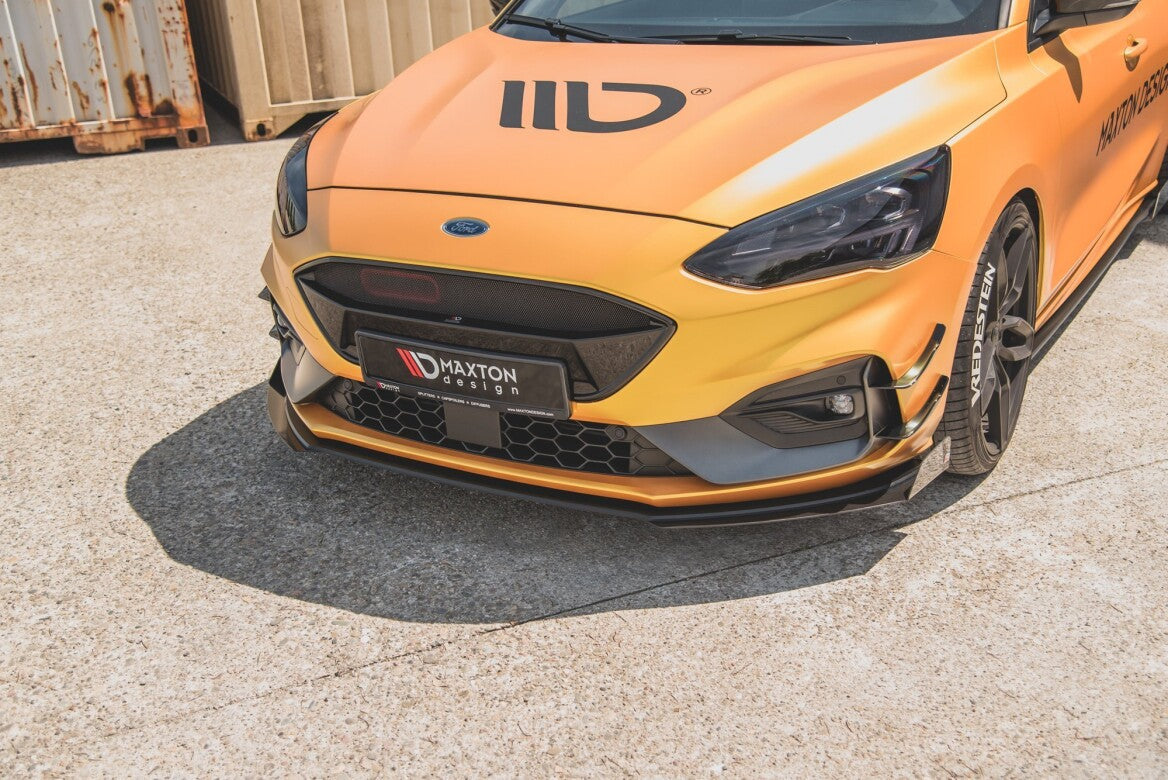 Street Pro Cup Spoilerlippe Front Ansatz für Ford Focus ST / ST-Line Mk4 Maxton Design
