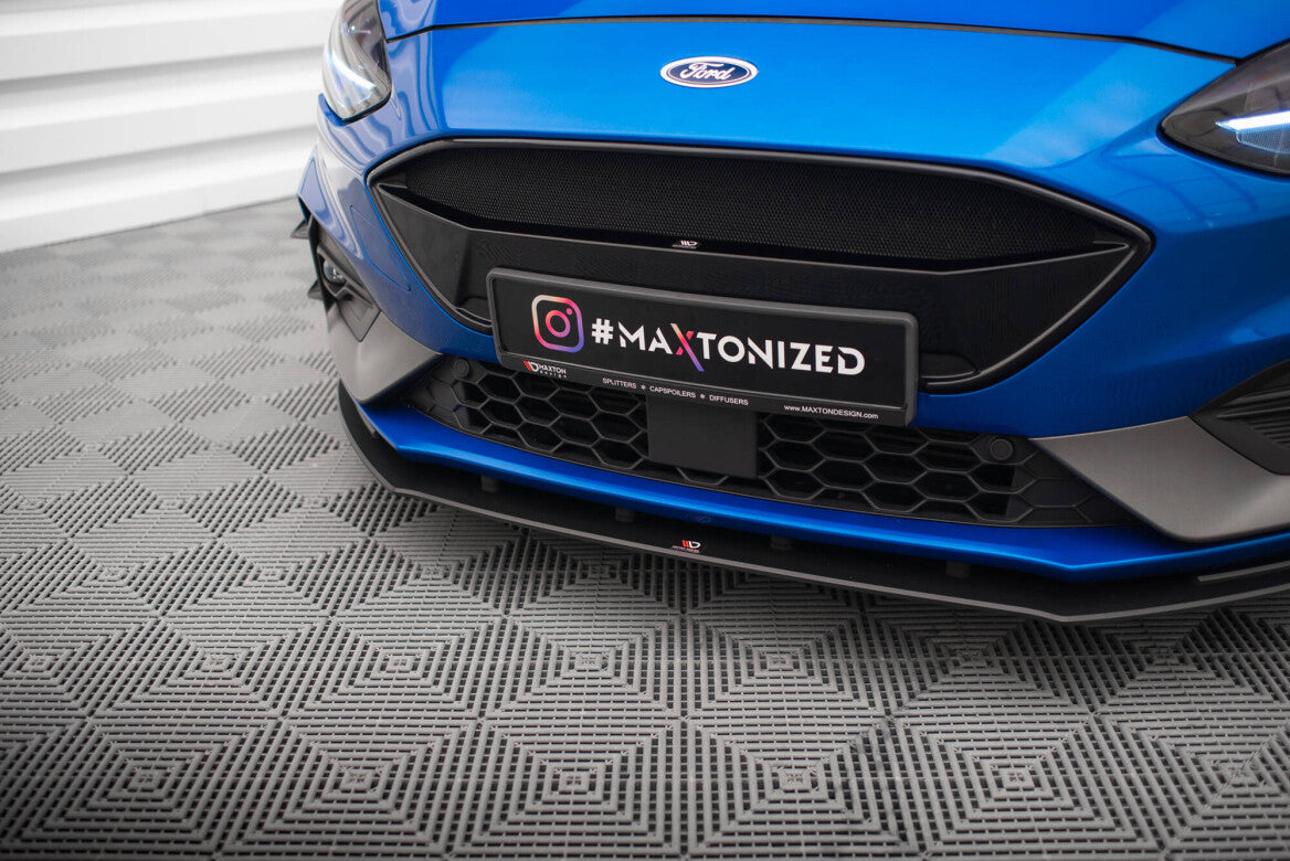 Street Pro Cup Spoilerlippe Front Ansatz für Ford Focus ST / ST-Line Mk4 Maxton Design