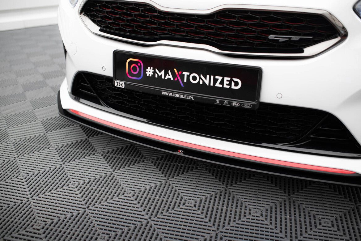 Street Pro Cup Spoilerlippe Front Ansatz für Kia Ceed GT Mk3 / Proceed Mk1 Maxton Design