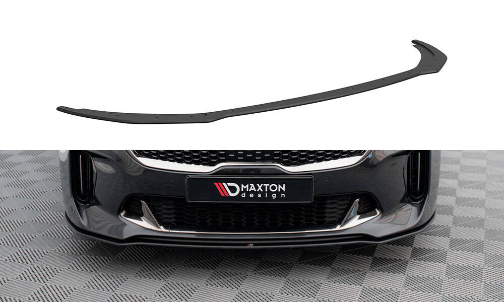 Street Pro Cup Spoilerlippe Front Ansatz für Kia Stinger GT / GT-Line Maxton Design