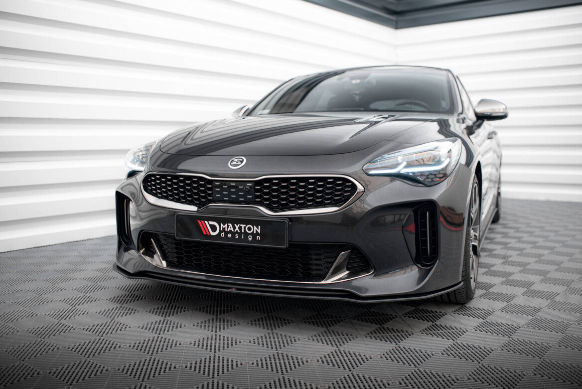 Street Pro Cup Spoilerlippe Front Ansatz für Kia Stinger GT / GT-Line Maxton Design