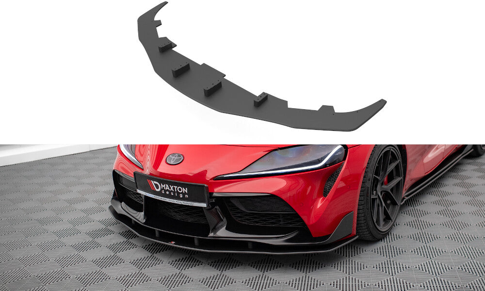 Street Pro Cup Spoilerlippe Front Ansatz für Toyota Supra Mk5 Maxton Design
