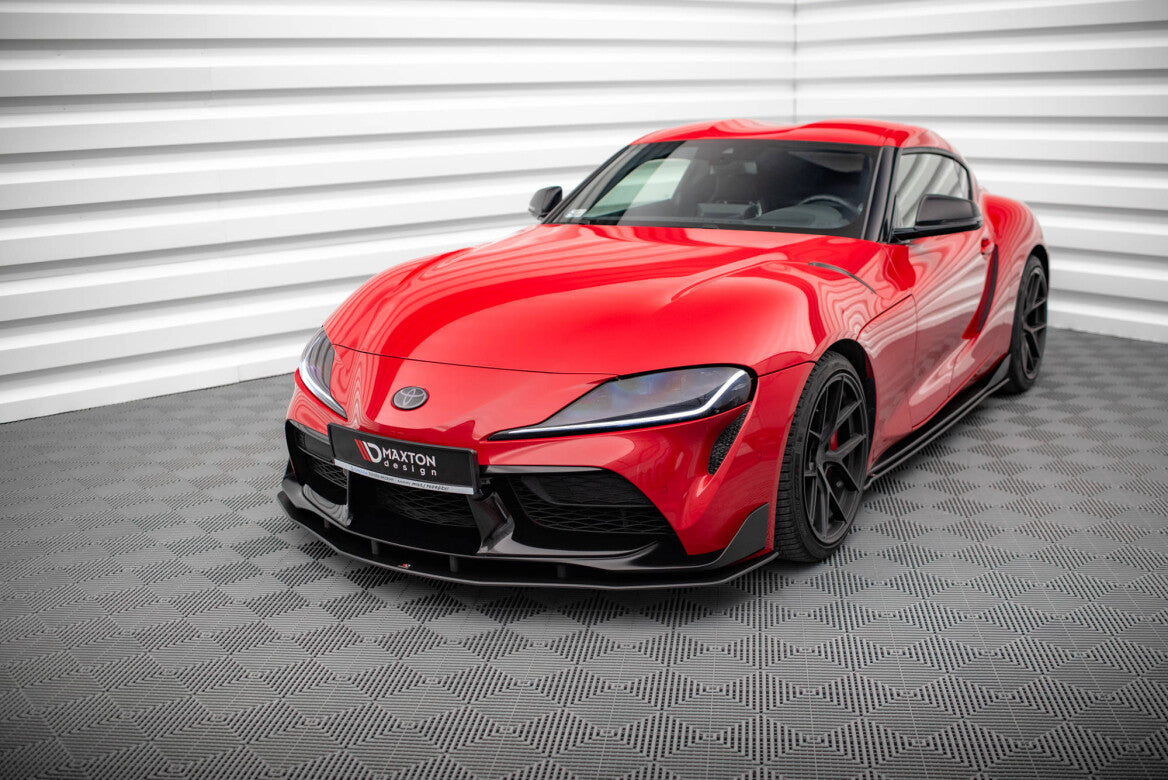 Street Pro Cup Spoilerlippe Front Ansatz für Toyota Supra Mk5 Maxton Design