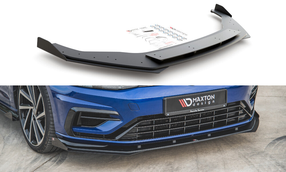 Street Pro Cup Spoilerlippe Front Ansatz für VW Golf 7 R Facelift Maxton Design