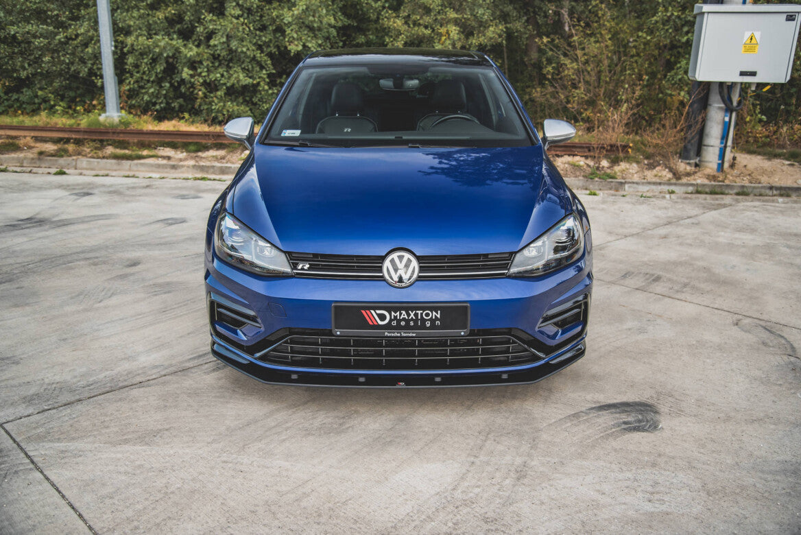 Street Pro Cup Spoilerlippe Front Ansatz für VW Golf 7 R Facelift Maxton Design