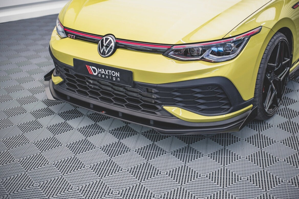 Street Pro Cup Spoilerlippe Front Ansatz für VW Golf 8 GTI Clubsport Maxton Design