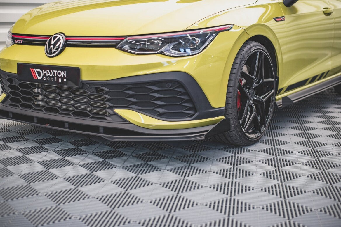 Street Pro Cup Spoilerlippe Front Ansatz für VW Golf 8 GTI Clubsport Maxton Design