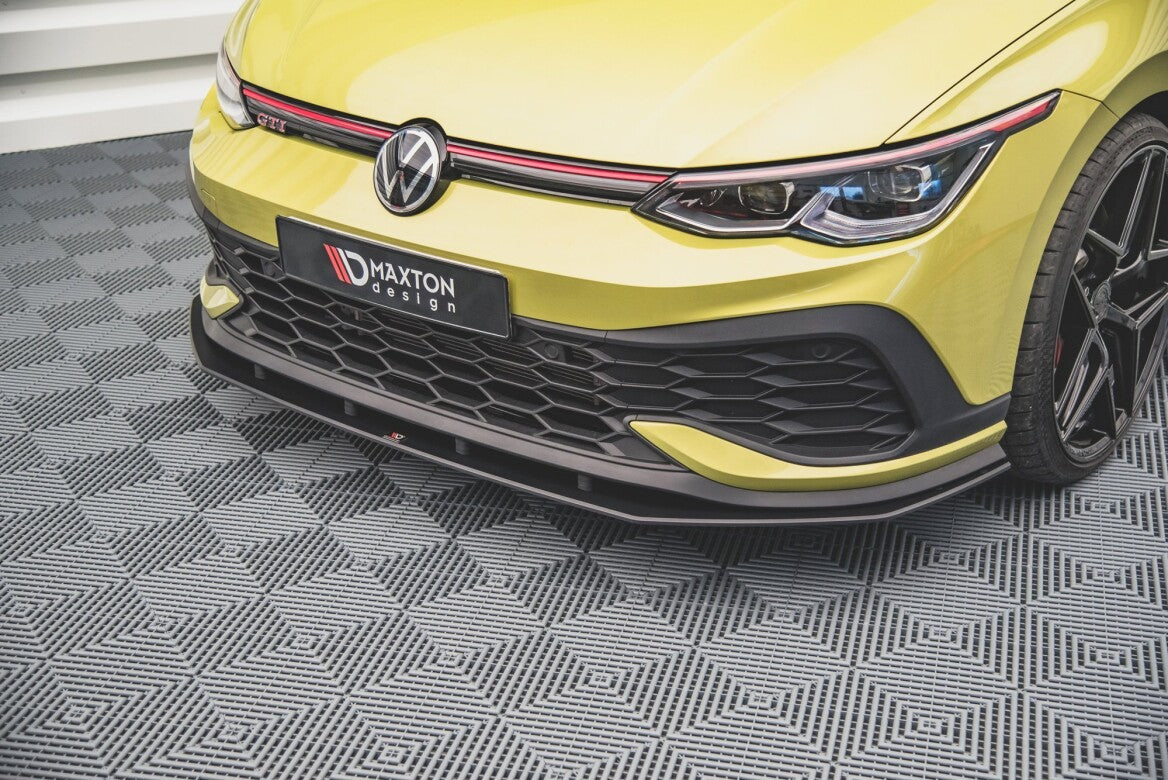 Street Pro Cup Spoilerlippe Front Ansatz für VW Golf 8 GTI Clubsport Maxton Design
