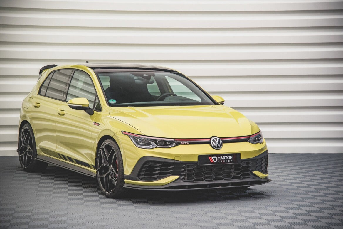 Street Pro Cup Spoilerlippe Front Ansatz für VW Golf 8 GTI Clubsport Maxton Design