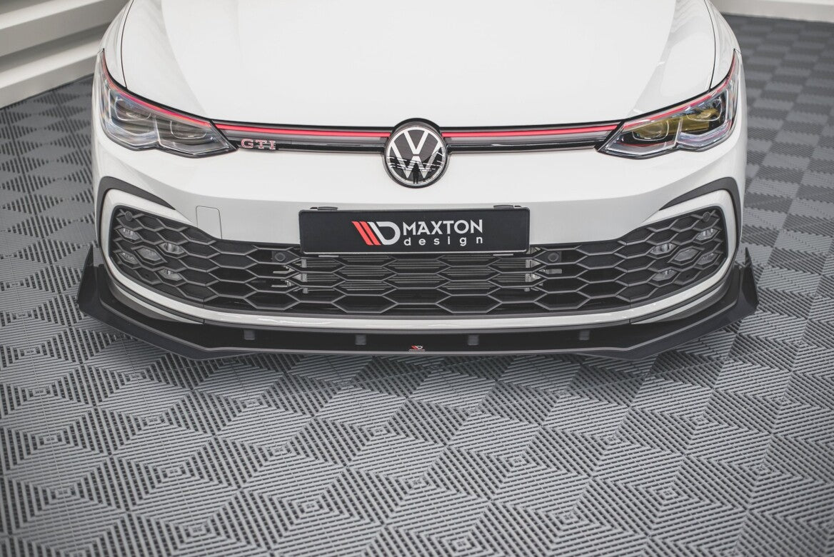 Street Pro Cup Spoilerlippe Front Ansatz für VW Golf 8 GTI Maxton Design