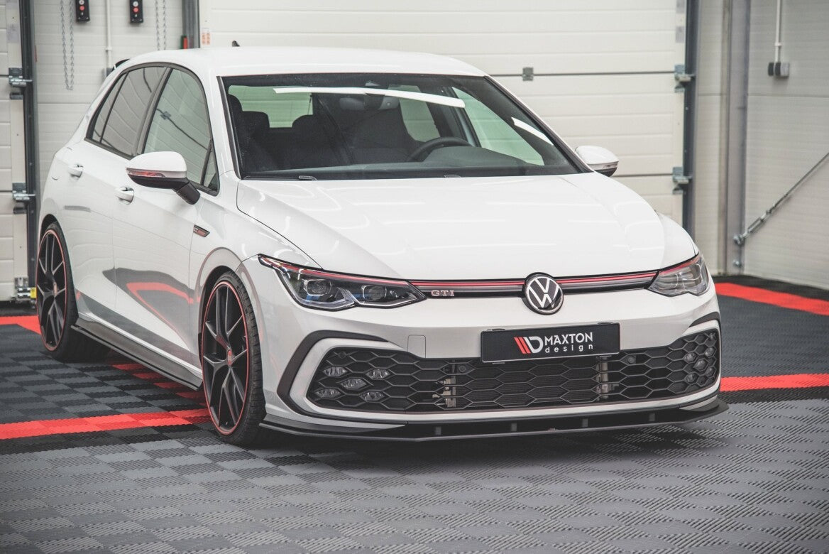 Street Pro Cup Spoilerlippe Front Ansatz für VW Golf 8 GTI Maxton Design