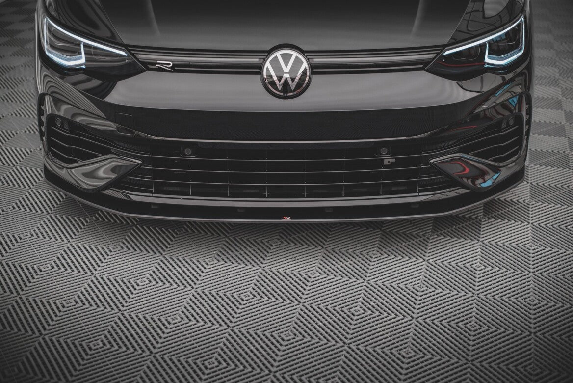 Street Pro Cup Spoilerlippe Front Ansatz für VW Golf R Mk8   Maxton Design
