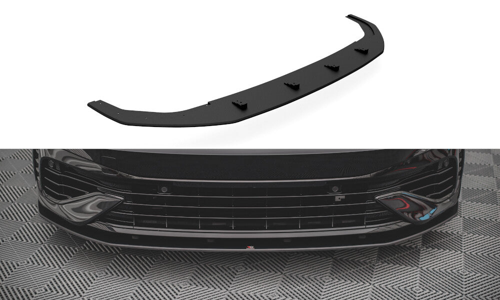 Street Pro Cup Spoilerlippe Front Ansatz für VW Golf R Mk8   Maxton Design