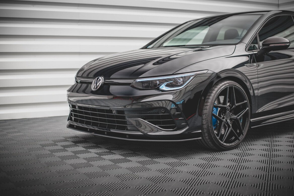 Street Pro Cup Spoilerlippe Front Ansatz für VW Golf R Mk8   Maxton Design