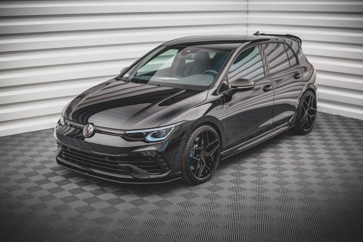 Street Pro Cup Spoilerlippe Front Ansatz für VW Golf R Mk8   Maxton Design