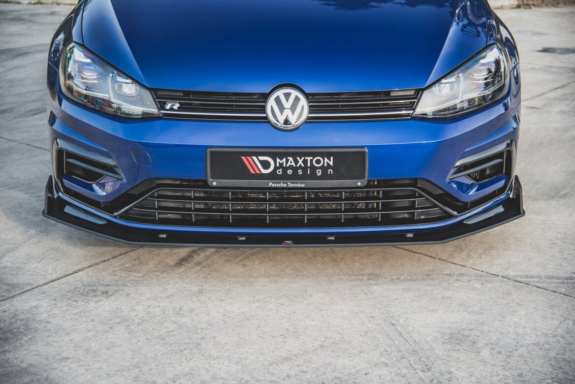 Street Pro Cup Spoilerlippe Front Ansatz V.2 für VW Golf 7 R Facelift Maxton Design
