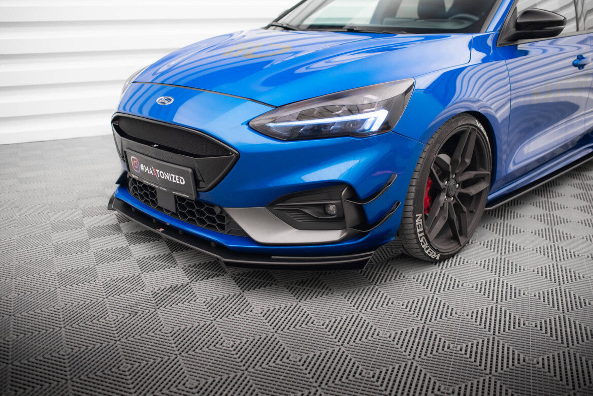 Street Pro Front Stoßstangen Flaps für Ford Focus ST / ST-Line Mk4 Flaps Maxton Design