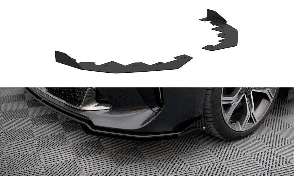 Street Pro Front Stoßstangen Flaps für Kia Stinger GT / GT-Line Maxton Design