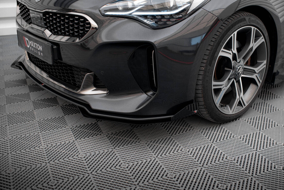 Street Pro Front Stoßstangen Flaps für Kia Stinger GT / GT-Line Maxton Design