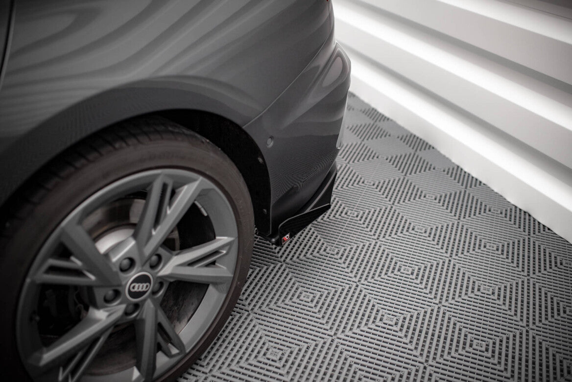 Street Pro Heck Ansatz Flaps Diffusor +Flaps für Audi S3 Limousine 8Y Maxton Design
