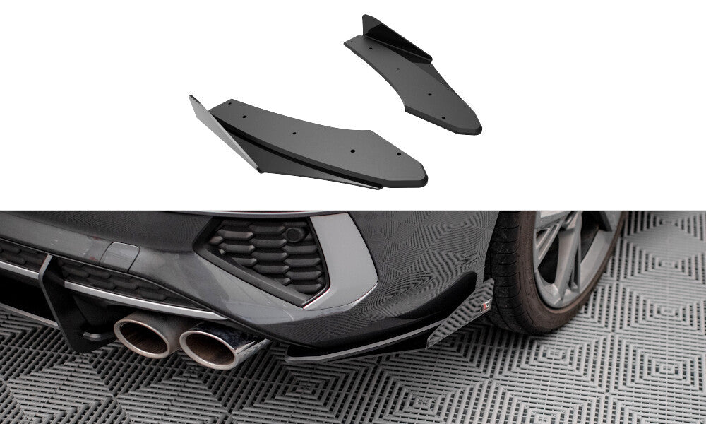 Street Pro Heck Ansatz Flaps Diffusor +Flaps für Audi S3 Limousine 8Y Maxton Design