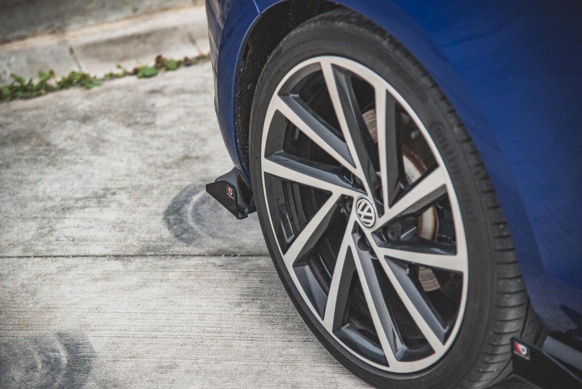 Street Pro Heck Ansatz Flaps Diffusor + Flaps für VW Golf 7 R Facelift Maxton Design