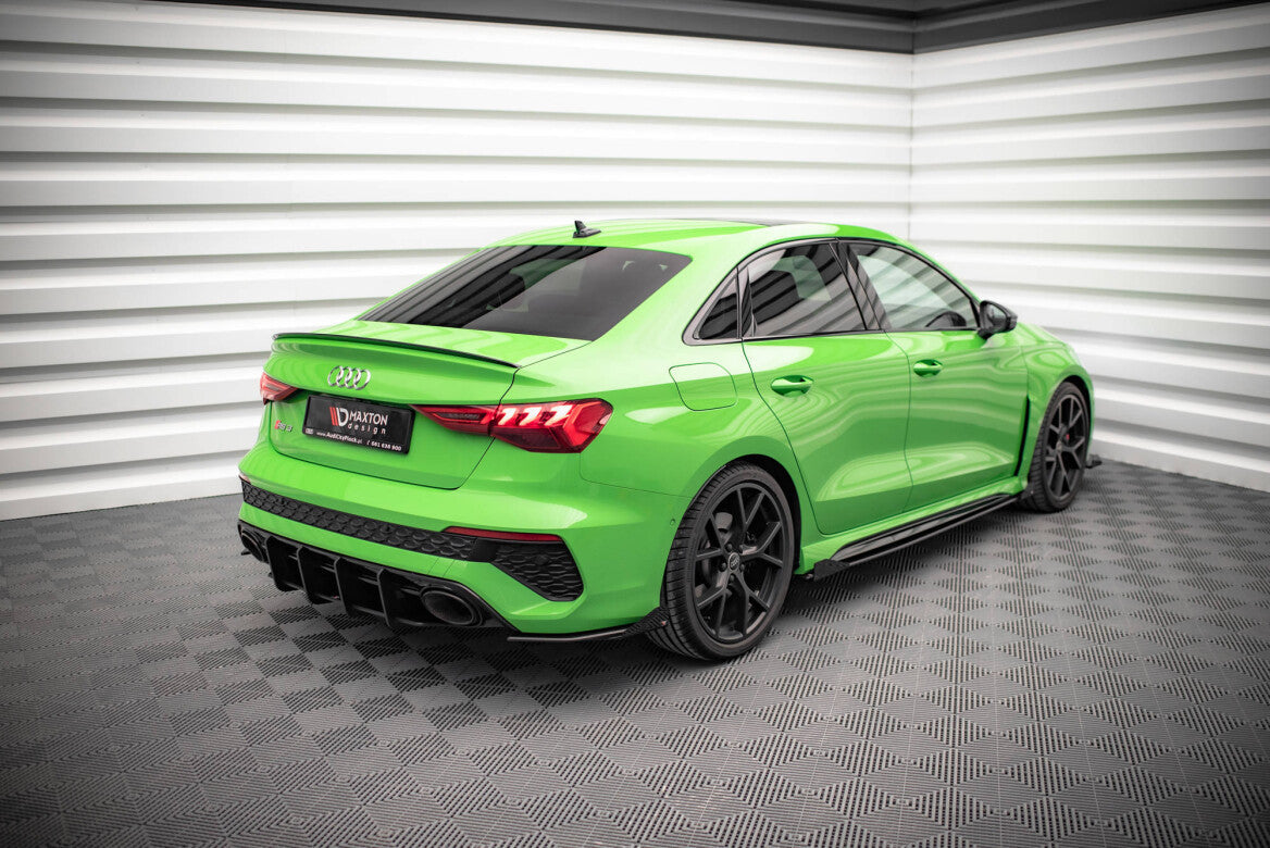 Street Pro Heck Ansatz Flaps Diffusor für Audi RS3 Limousine 8Y Maxton Design