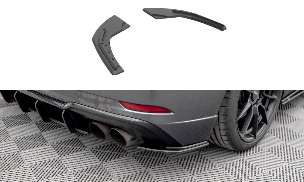 Street Pro Heck Ansatz Flaps Diffusor für Audi S3 Sportback 8V Facelift Maxton Design