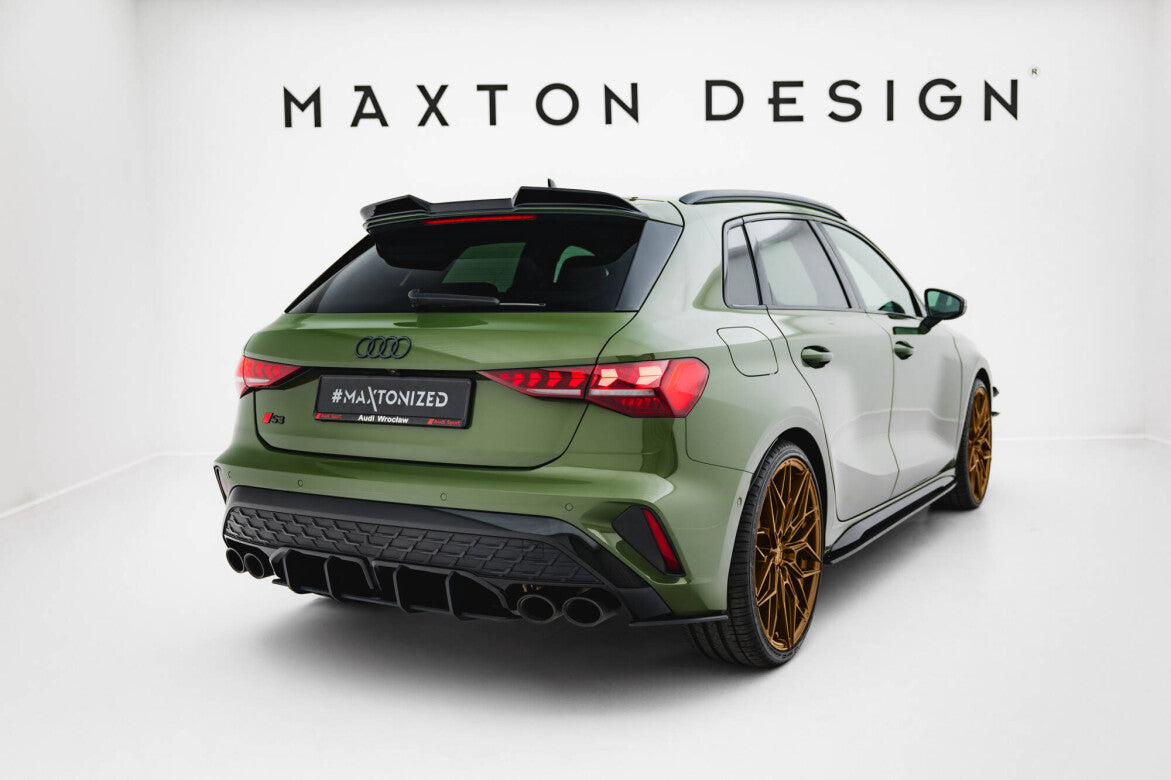 Street Pro Heck Ansatz Flaps Diffusor für Audi S3 Sportback 8Y Facelift Maxton Design