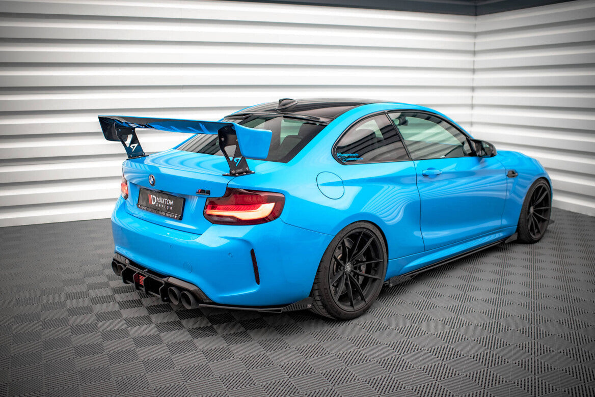 Street Pro Heck Ansatz Flaps Diffusor für BMW M2 F87 + Flaps Maxton Design