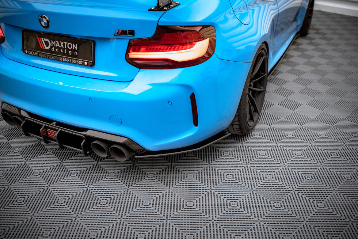 Street Pro Heck Ansatz Flaps Diffusor für BMW M2 F87 + Flaps Maxton Design