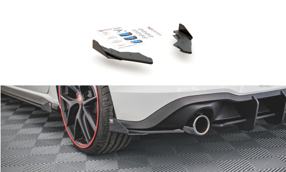 Street Pro Heck Ansatz Flaps Diffusor für VW Golf 8 GTI Maxton Design