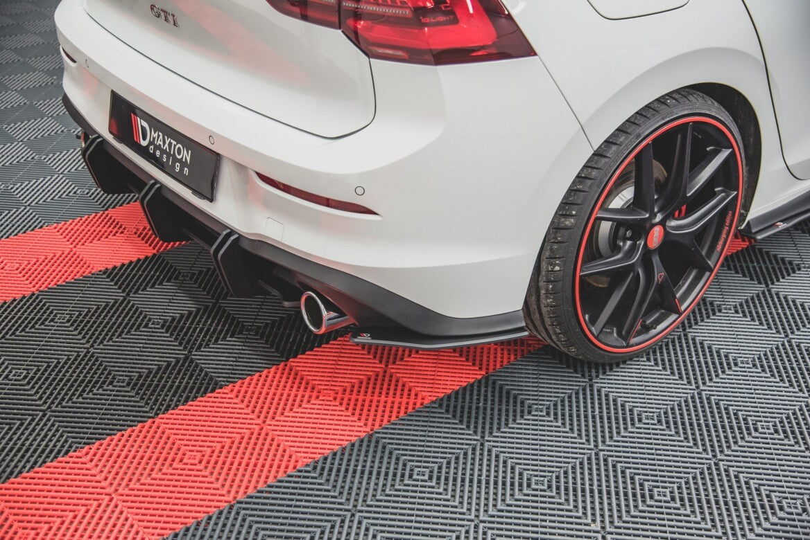 Street Pro Heck Ansatz Flaps Diffusor für VW Golf 8 GTI Maxton Design