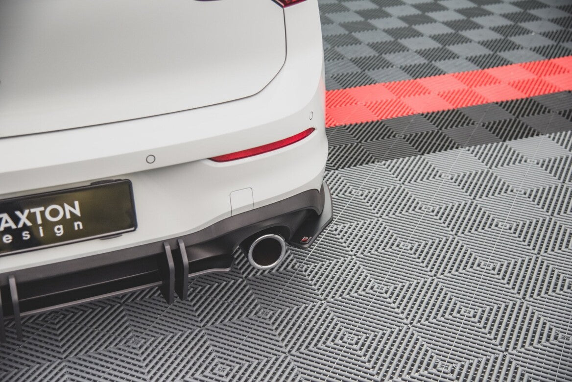 Street Pro Heck Ansatz Flaps Diffusor für VW Golf 8 GTI Maxton Design
