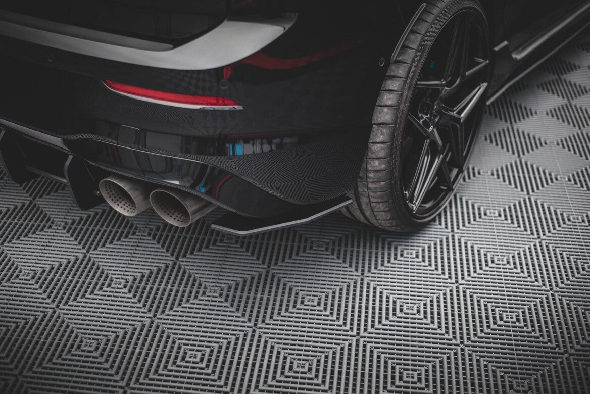 Street Pro Heck Ansatz Flaps Diffusor für VW Golf R Mk8   Maxton Design