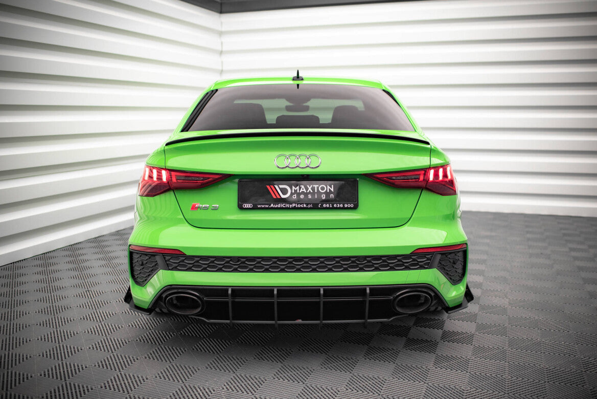 Street Pro Heckschürze Heck Ansatz Diffusor für Audi RS3 Limousine 8Y Maxton Design
