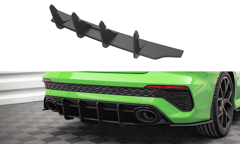Street Pro Heckschürze Heck Ansatz Diffusor für Audi RS3 Limousine 8Y Maxton Design