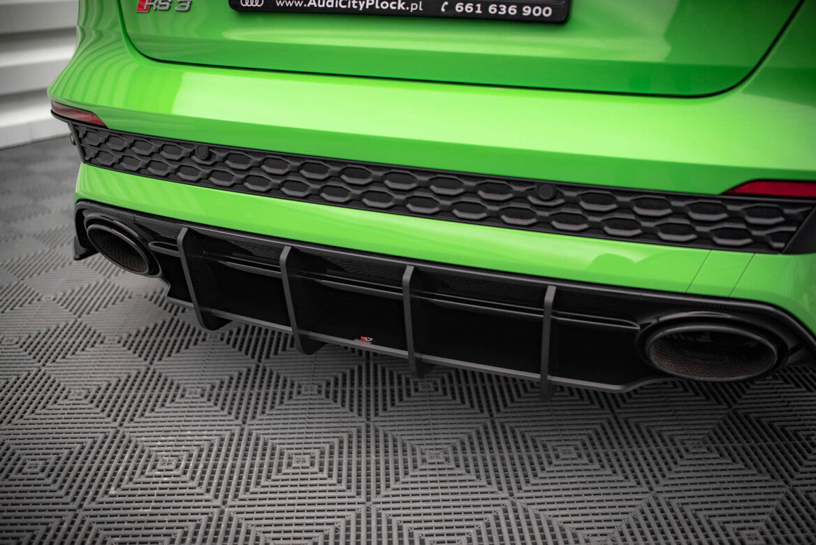 Street Pro Heckschürze Heck Ansatz Diffusor für Audi RS3 Limousine 8Y Maxton Design