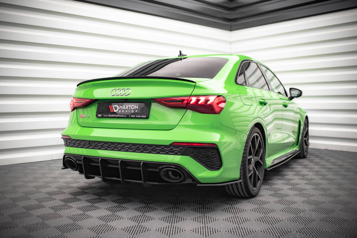 Street Pro Heckschürze Heck Ansatz Diffusor für Audi RS3 Limousine 8Y Maxton Design