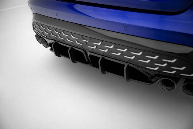 Street Pro Heckschürze Heck Ansatz Diffusor für Audi S3 Limousine 8Y Facelift Maxton Design