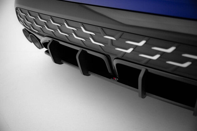 Street Pro Heckschürze Heck Ansatz Diffusor für Audi S3 Limousine 8Y Facelift Maxton Design