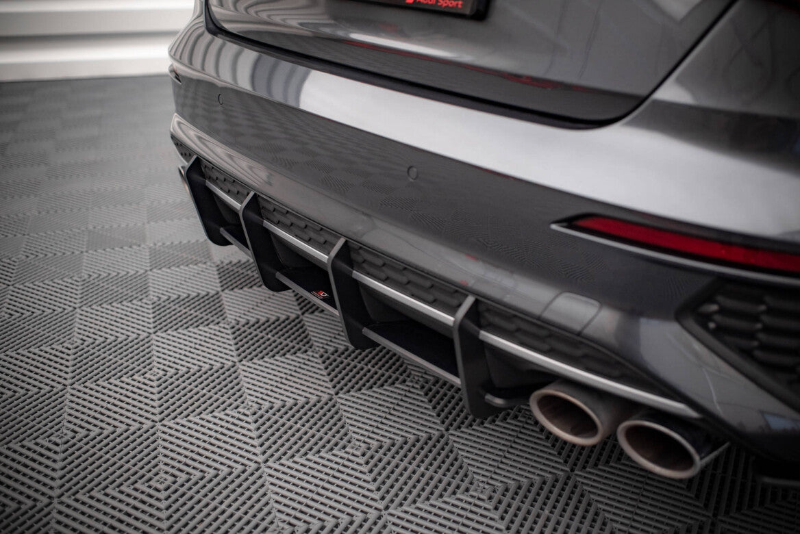 Street Pro Heckschürze Heck Ansatz Diffusor für Audi S3 Limousine 8Y   Maxton Design