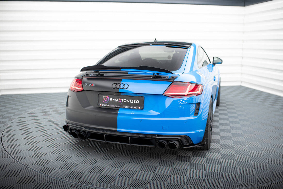 Street Pro Heckschürze Heck Ansatz Diffusor für Audi TT S 8S Maxton Design